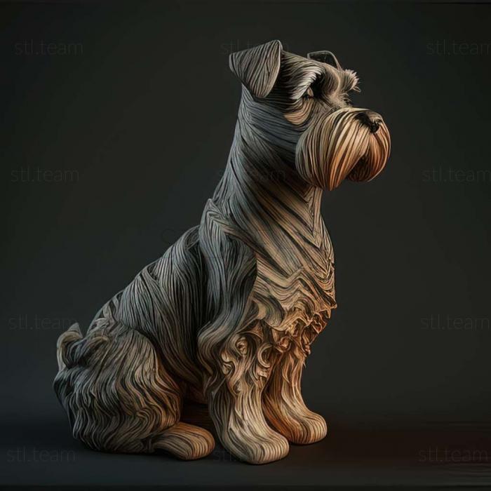 Zwergschnauzer dog